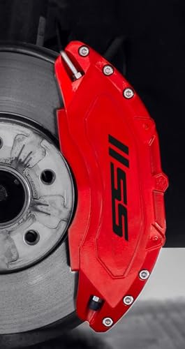 Image of 6Pcs SS Car Brake Calipers Rims Wheels Stickers Compatible Equinox Malibu Camaro Traverse Blazer Cruze Trailblazer Trax Sonic Spark
