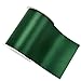 YAMA Double Face Satin Ribbon Roll - 4 inch Wide Solid Color Craft Ribbon, Great for Chair Sash- 5 Yard/Spool, Green