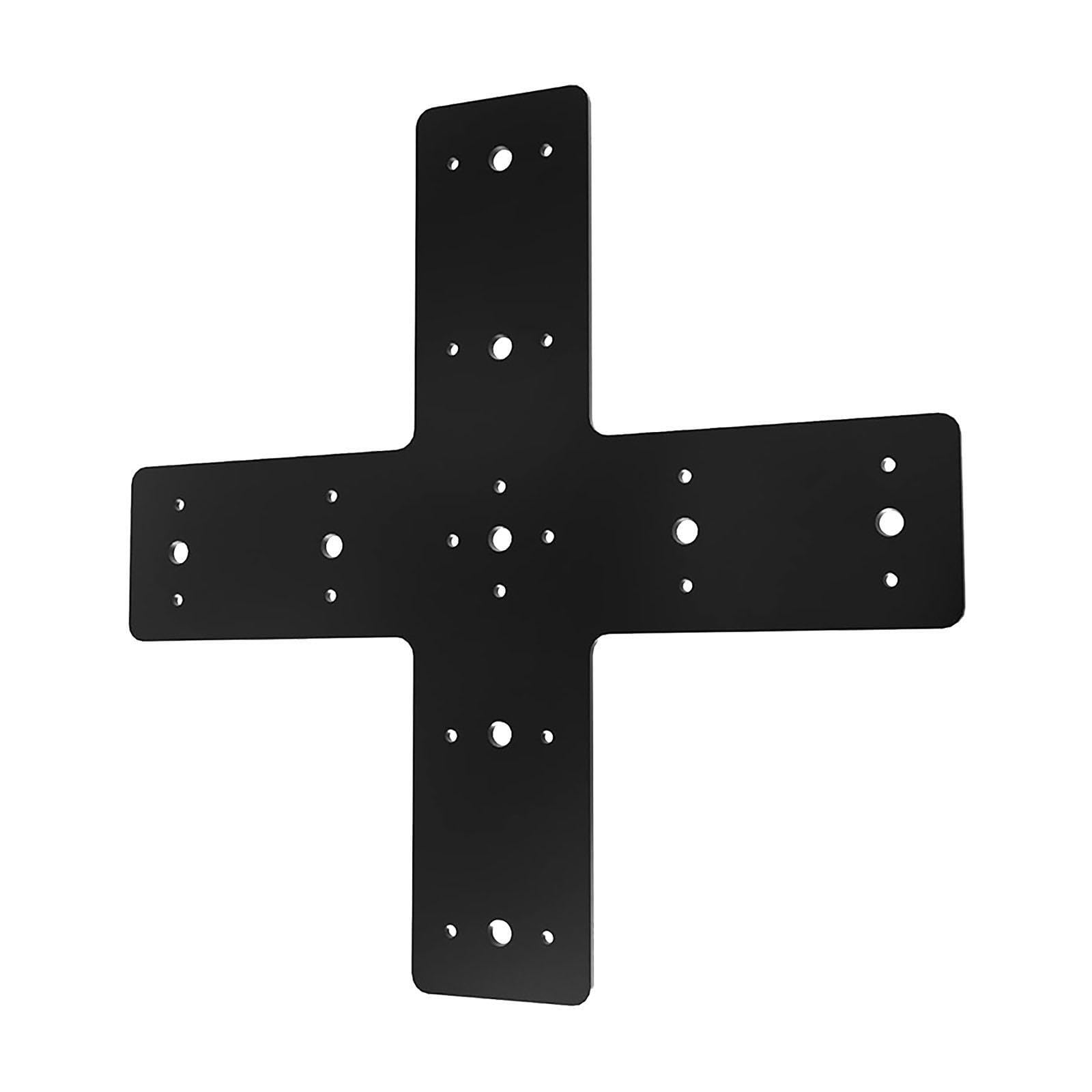 TWISAXC Heavy Duty Cross Mending Plate Reinforcement Post to Beam Connector X Shaped Bracket Repair Fixing Joining Bracket Easy Install Repair Fixing Joining