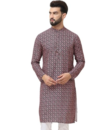 Image of SOJANYA (Since 1958 Men's Exquisite Silk Blend Kurta Elevate Your Festive Look-Crafted for Excellence