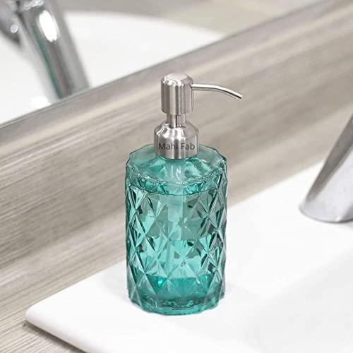 Mahi-Fab-Unbreakable-Liquid-SoapLiquidShampooHand-washSanitizerLotion-Dispenser-Bottle-for-Kitchen-Wash-Basin-and-Bathroom-350-ml-Dispenser-Made-of-Diamond-Cut-GlassPack-of-1-Multicolor-Glass Mahi Fab Unbreakable Liquid Soap/Liquid/Shampoo/Hand wash/Sanitizer/Lotion Dispenser Bottle for Kitchen, Wash-Basin and Bathroom 350 ml Dispenser Made of Diamond Cut Glass(Pack of 1 , Multicolor), Glass