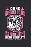  Noriker Notizbuch: Noriker Haare Pferd Pferdespruch Reiterferien / 6x9 Zoll / 120 linierte Seiten Seiten