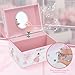 TAOPU Girl's Gift Music Box with Spinning Ballerina,Fairy Design Musical Jewelry Box for Kids Jewel Storage,Toys for Girls