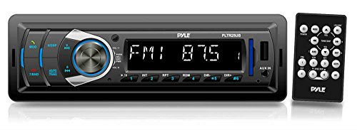 Radio Bluetooth para Auto Pyle PLTR25UB Single DIN miniatura 1