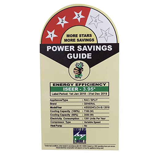 Image of O-General 2.0 Ton 3 Star Inverter Split Air Conditioner - White (ASGG24CLCA-B, Copper Condenser)