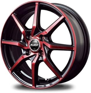 レイズマルカ アルミホイール 4本セット EuroSpeed S810 ブラックポリッシュ＋レッドクリア 12×4.00B 4H PCD100 +43