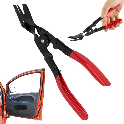 usefulbeauty Pinzas de extracción de clips, Herramienta de eliminación de remaches de ajuste automático, Herramienta multifuncional ergonómica para mantenimiento y reparación de vehículos, camiones y