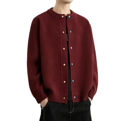 Pull en tricot à col rond homme pour le bureau et les sorties