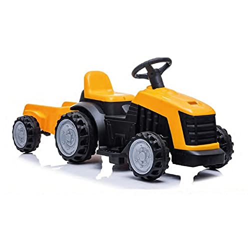 Carro Elétrico Trator Amarelo, Bang Toys