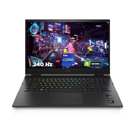 HP Omen Gaming Laptop, 17,3" QHD 240Hz Display, Intel Core i9-13900HX, 32 GB DDR5 RAM, 1 TB SSD, NVIDIA GeForce RTX 4080, Windows 11 Home, QWERTZ Tastatur, Shadow Black