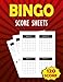 Bingo Score Sheets: Blank Bingo Cards, Bingo Paper Cards Sheets, Bingo Game for Adults, Kids & Family, Large Bingo Cards, Bingo Playing Cards Deck, ... Bingo Score Cards, Bingo Pads, Bingo Gifts