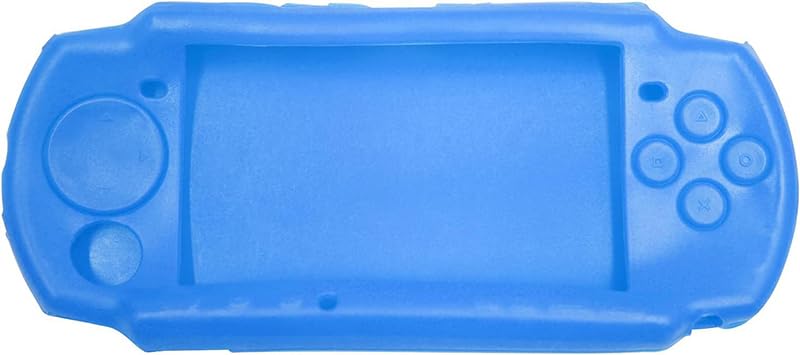 Image of Silicone Protective Cover for PSP 2000 3000 Console Soft Travel Protector Skin Case (Blue)