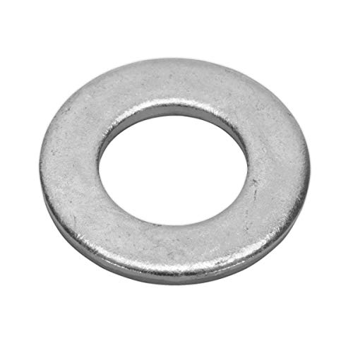 Sealey FWA1428 Flat Washer M14 x 28mm Form A Zinc DIN 125 Pack of 50