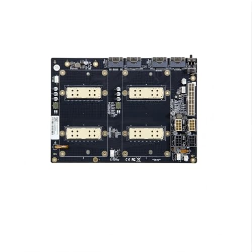 V100 SXM2 Graphics Card Adapter, PLX8749 NVLINK Lite Dual Card Board for AI Computing(Single Motherboard)