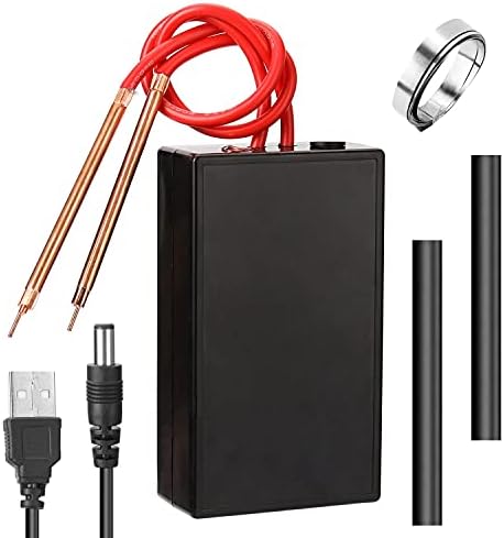 Rocomoco Handheld Spot Welder, DIY Mini Spot Welder with 6 Gear Adjustable Power Household Diy Nickel Belt and Spot Welding Pen, Protable Spot Welder Machine