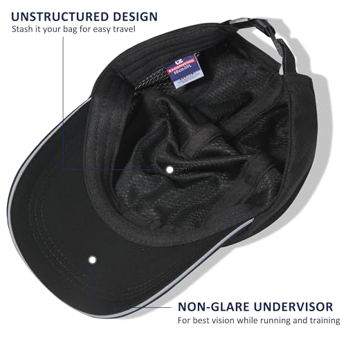 Image of GADIEMKENSD Women's Race Day Running Cap Performance Mesh Hat - Excellent Ventilation, Lightweight, Reflective Safety