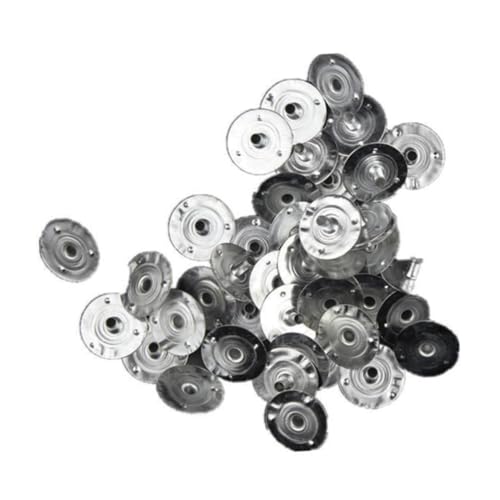 ERINGOGO Candle Wick Making Kit 400pcs Metal Wick Bases Sustainer Tabs Easy to Use for DIY Candle Projects