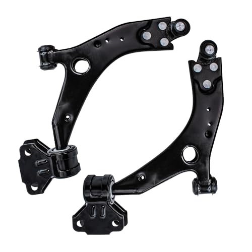 Image of Detroit Axle - Front Lower Control Arms w /Ball Joints Inner Outer Tie Rod Ends Boots Replacement for 2013-2018 Ford Escape - 8pc Set
