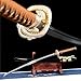 HERO SWORD Traditional Kobuse Folded Steel Clay Tempered Katana Authentic Japanese Gold Snake Samurai Sword Razor Sharp Advanced BO HI Nugui Polishing Real Horn Saya