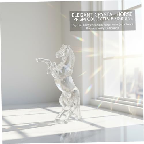 Statue de Cheval en Cristal Cadeau Idéal Déco Bureau Maison - 7