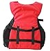 Hardcore Coast Guard Type III PFD for Youth Child Teen Adult; Life Vest Flotation Device; Life Jacket Paddle Vest for Big Kids, Jet ski, Wakeboard, Hardshell Kayak Life Jacket Red Youth (50-90 lbs)