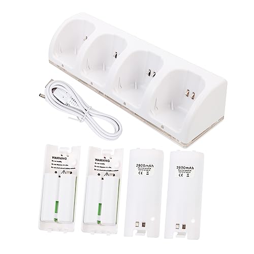 Cargador para consola USB con ranuras Vaguelly adaptador de carga negro para mandos