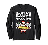Photo Gallery santas insegnante preferito divertente natale natale donne uomini maglia a manica Photo Gallery santas insegnante preferito divertente natale natale donne uomini maglia a manica