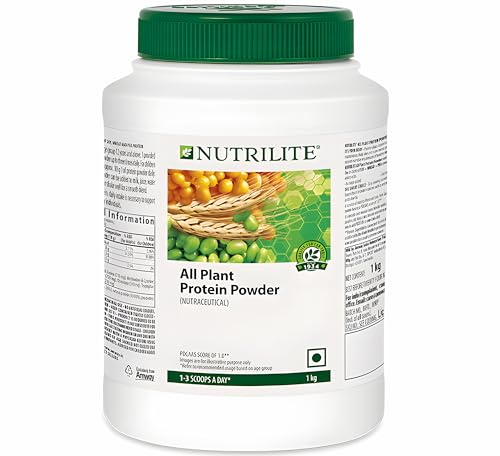 Amway Nutrilite All Plant Protein Powder - 1kg and styl hairhead band [ASSORTED] - COMBO