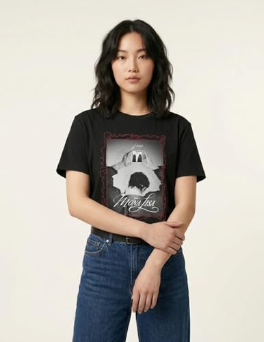 Image of BTS J-Hope Mona Lisa Regular Fit Black T Shirt for Men & Women