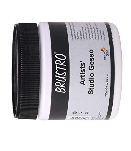 Gesso blanc Brustro Studio apprêt couvrant anti-absorption - 4