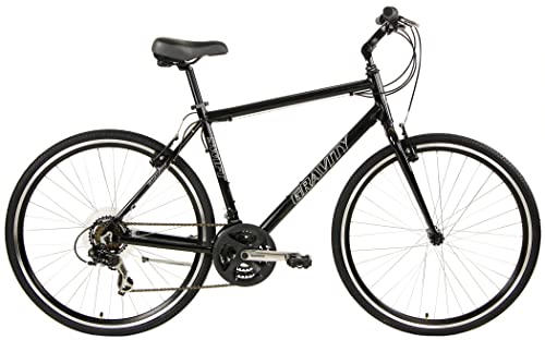 Gravity Swift 24 Dlx24 Super Hybrid Bike 24 Speed Flat Bar Road Bicycle (22