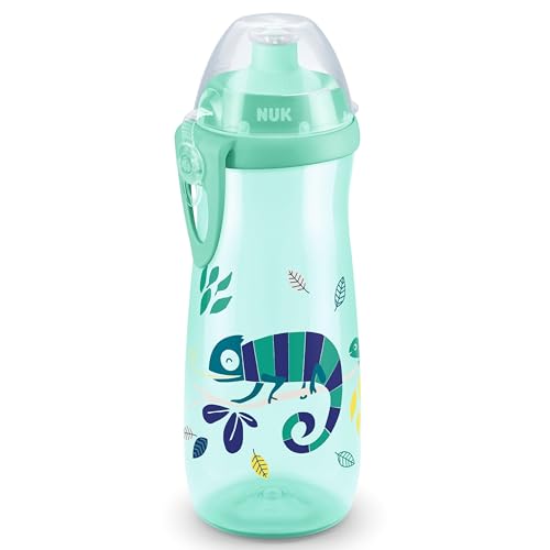NUK Sports Cup Kinder Trinkflasche mit Chamäleon-Effekt | 24+ Monate | mit...