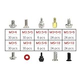 Lawnoval 228Pcs PC Screw Standoff Set Kit for Computer Case, Hard Drive, Motherboard, Cooler, DVD-ROM, Fan - Brass and Steel Hardware with Isolation Washers - Image 6