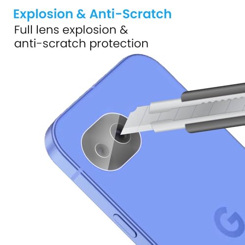 Image of FIRST MART Camera Lens Protector for Google Pixel 10A | 9H Tempered Glass, HD Clear, Scratch Resistant, Anti-Fingerprint, Case-Friendly | Crystal Clear, Pack of 1