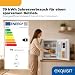 Exquisit Mini Kühlschrank | 40 l Nutzinhalt, Energieeffizienzklasse E, 39 dB Geräusch, manuelle Temperaturregelung, elektromechanisches Thermostat, 2 Türablagen | KB505-V-040E weiss