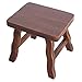 WHOJA Stołek na stopy Domowa drewniana ławka solidne faliste nogi z litego drewna Piękne i trwałe Nadaje się do sypialni salonu na zewnątrz waga 150 kg 23 x 30 x 27 cm toaletka stołek (kolor: A)