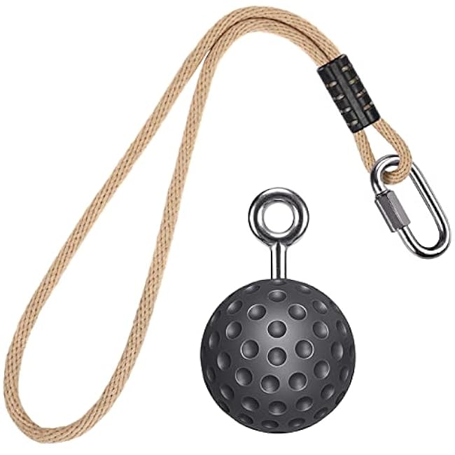SELEWARE Pull Up Ball Grip, Non-Slip Rock Climbing Holds Pull Up Power Ball for Strength Training Attachment, Neutral Grip Pull Up Handles for Chin Up Bar, Kettlebell, Barbell Home Gym Workout