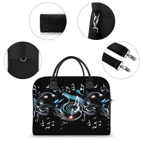 Bolso para portátil con correa y asa, gran capacidad miniatura 6