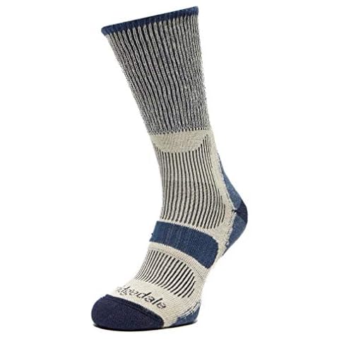 Bridgedale Men's Hike Lightweight Cotton Comfort Socks, Indigo, L UK Cover