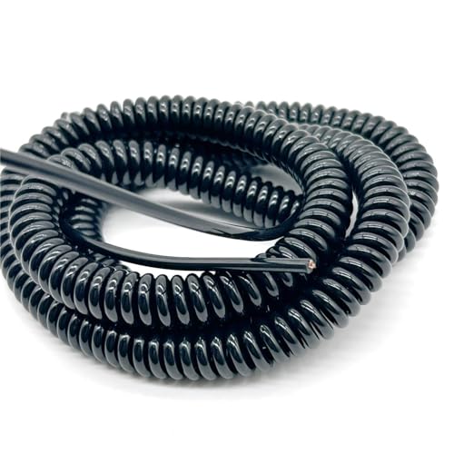 Cable multiconductor espiral para optimizar el espacio en mesas de trabajo y proyectos 2