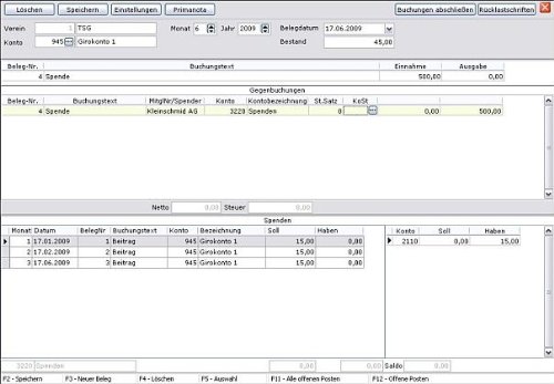 redmark vereinsverwaltung 2011: Die unkomplizierte Software für Mitgliederverwaltung und Finanzbuchhaltung