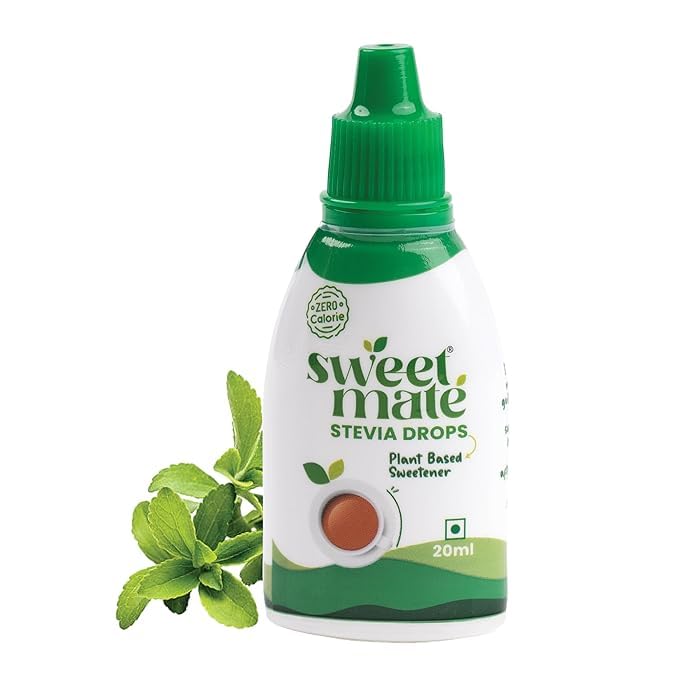 Pure Stevia Drops 20ml – Zero Calorie, Diabetic Friendly, Sugar Free Liquid Sweetener | Plant-Based, Natural Stevia | No Preservatives | Keto & Vegan Friendly