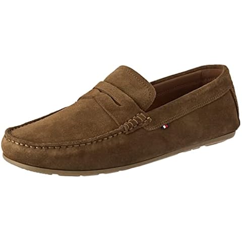 Tommy Hilfiger Mocassins Suede Marron Cover