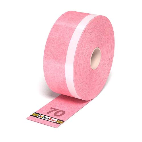 Preisvergleich Produktbild Fensterband Fensterdichtband Innen 70mm Breite x 30m Fensteranschlussband Fliesband Dichtungsband Flexband Anschlussband für den Innenbereich