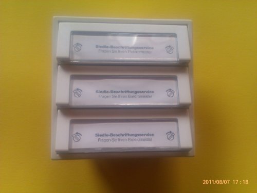 Preisvergleich Produktbild TASTENMODUL 3 RUFTASTEN SIEDLE TM 511-03W