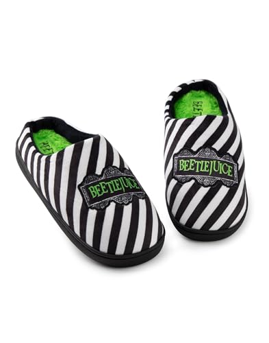 Vanilla Underground Beetlejuice Pantuflas Mule Negras Unisex |