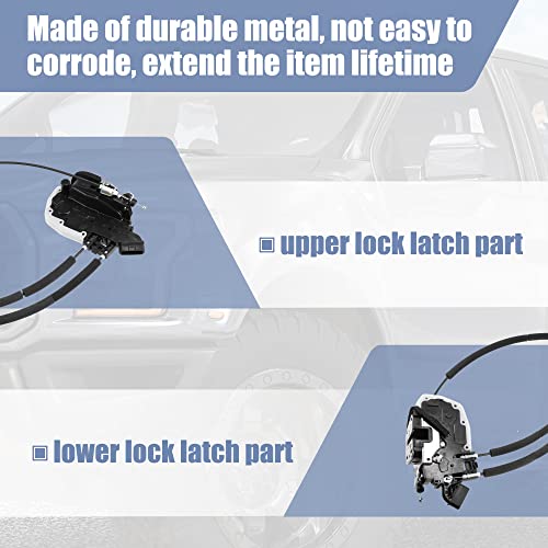 Image of X AUTOHAUX Rear Driver Door Lock Actuator Replacement for Murano 2008-2014 Rear Left Side Door Latch Motor Assembly 82501-1AA0A