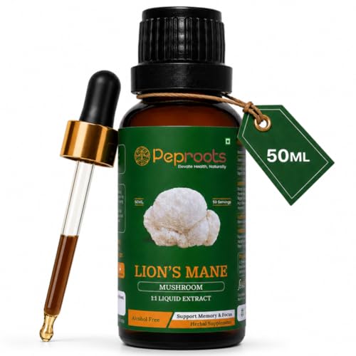 Image of Lion's Mane Mushroom Supplement | Liquid Extract | Supports Memory, Focus & Mental Clarity | Natural Nootropic | Alcohol-Free