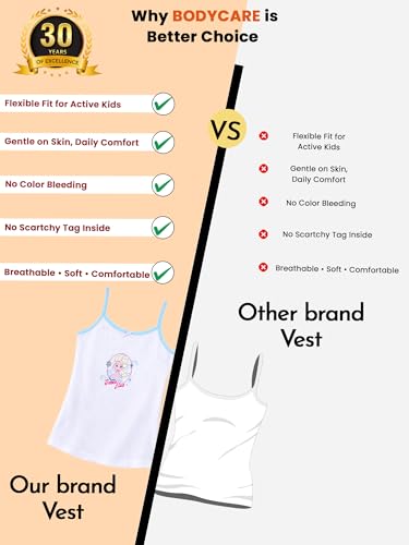Image of BODYCARE Girl's Regular Fit Vest