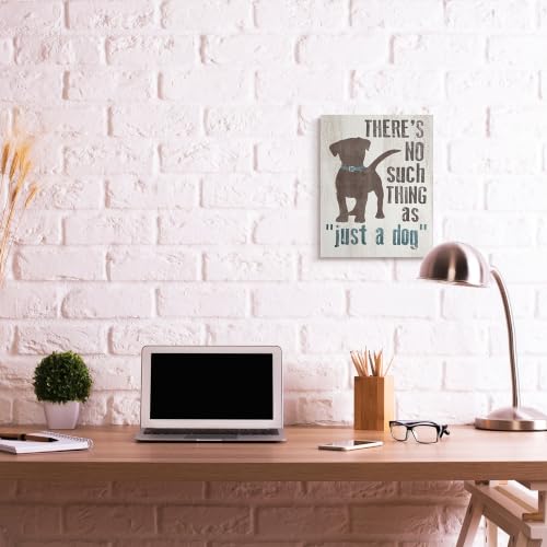 Image of Stupell Industries Dog Phrase Comic Landscape, 16 x 20 Inch Canvas Wall Art